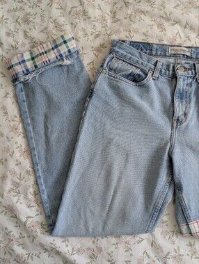 Light Blue Women's Straight Leg Jeans